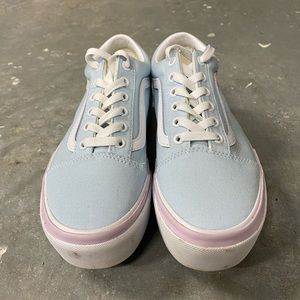 Vans Pastel Era Stacked - Blue, Size 7